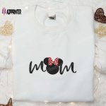 Disney Mom Minnie Mouse Embroidered Shirt & Hoodie: Perfect Mother’s Day Gift Idea