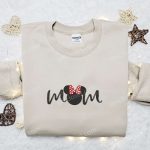 Disney Mom Minnie Mouse Embroidered Shirt & Hoodie: Perfect Mother’s Day Gift Idea