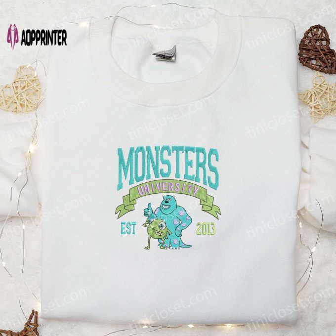 Stylish Monters University 2023 Shirt & Disney Characters Hoodie: Perfect Friends Gift