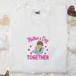 Mother’s Day Together Elsa Embroidered Shirt & Disney Frozen Hoodie: Perfect Mother’s Day Gift!