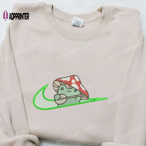 Monkey D Luffy Anime x Swoosh Sweatshirt: Cool Embroidered One Piece Shirt – Anime Clothing