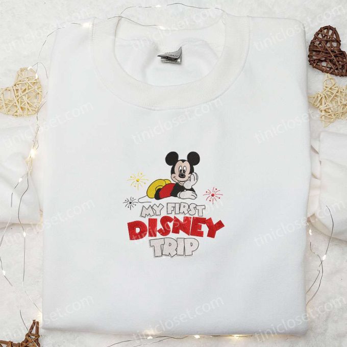 My First Disney Trip Mickey Shirt & Characters Hoodie – Perfect Birthday Gift Idea