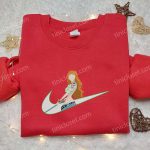 Nami x Nike Swoosh Anime Hoodie & Embroidered Shirts: One Piece & Nike Inspired Apparel