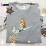 Nami x Nike Swoosh Anime Hoodie & Embroidered Shirts: One Piece & Nike Inspired Apparel