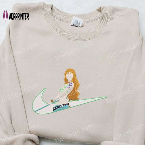 Nami x Swoosh & One Piece Embroidered Shirt: Best Family Gift Ideas