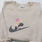 Natsu Dragneel x Nike Swoosh Anime Hoodie: Fairy Tail & Inspired Embroidered Shirt