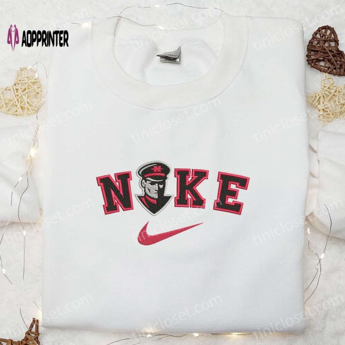 Nicholls Colonels x Nike Embroidered Shirt & NCAA Sports Hoodie: The Perfect Gift Idea