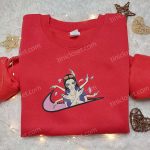 Nico Robin x Swoosh Anime Embroidered Shirt: Best One Piece Gift for Family