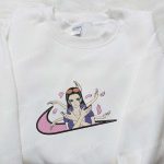 Nico Robin x Swoosh Anime Embroidered Shirt: Best One Piece Gift for Family