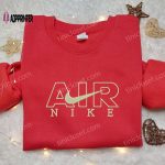 Custom Nike Air Embroidered Shirt: Perfect Family Gift Embroidered Nike Shirt – Shop Now!