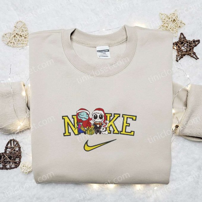 Nike Christmas x Baby Jack and Sally Embroidered Sweatshirt – Best Movie Christmas Gift Idea