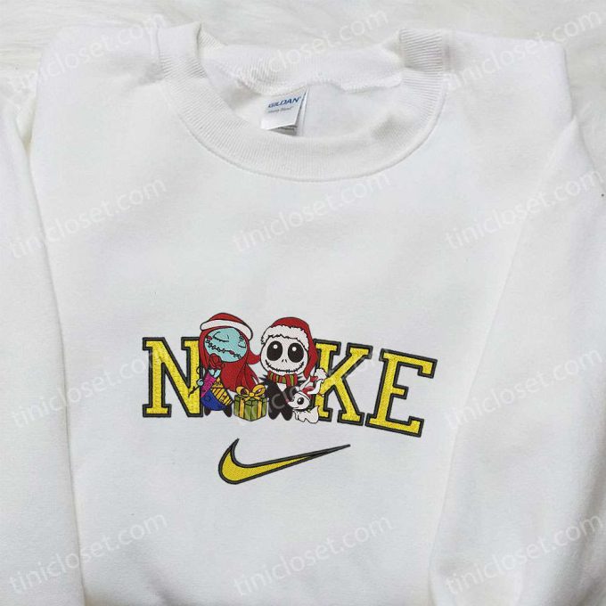 Nike Christmas x Baby Jack and Sally Embroidered Sweatshirt – Best Movie Christmas Gift Idea