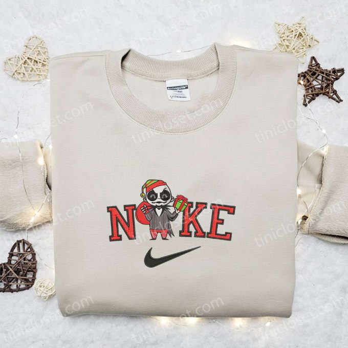 Nike Christmas x Chibi Jack Santa Embroidered Sweatshirt & Shirt: Best Gift Ideas