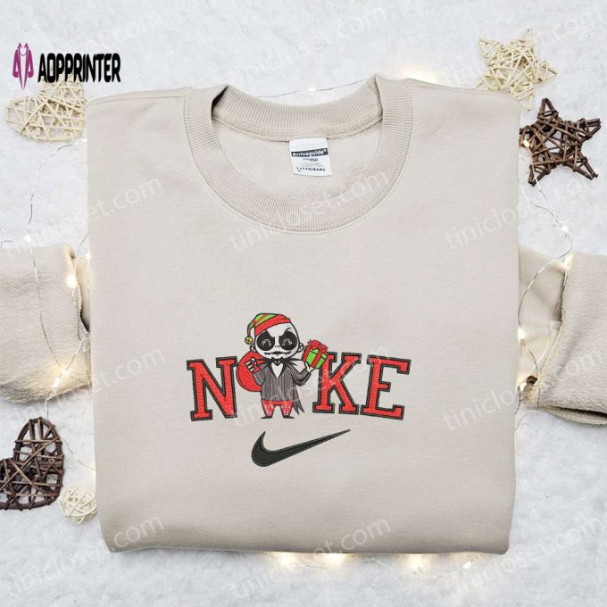 Nike Christmas x Chibi Jack Santa Embroidered Sweatshirt & Shirt: Best Gift Ideas