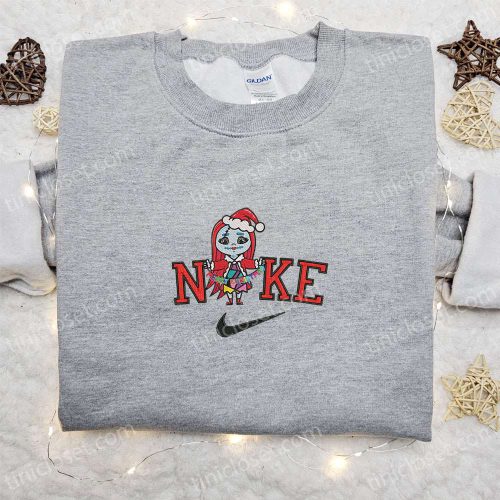 Nike Christmas Chibi Sally Xmas Hat Sweatshirt: Movie Embroidered Shirt Best Gift Ideas