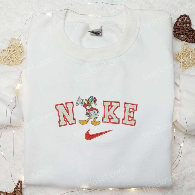 Nike Christmas x Donald Duck Embroidered Sweatshirt: Best Disney Gift Ideas