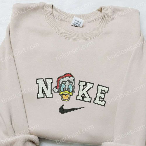 Nike Christmas x Donald Duck Sweatshirt: Walt Disney Embroidered Shirt Best Gift Ideas