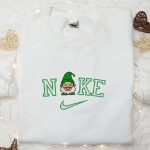 Nike Christmas x Gnome Laughing Sweatshirt: Best Movie Embroidered Shirt for Unique Christmas Gift Ideas