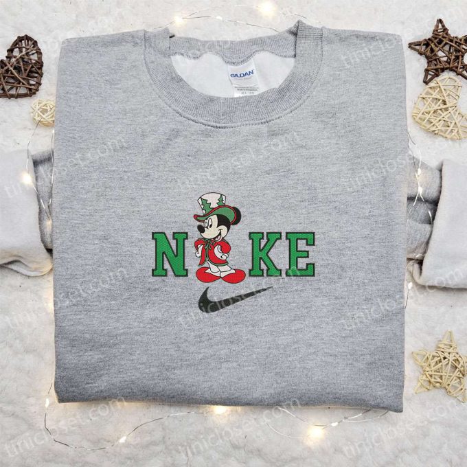 Nike Christmas x Mickey Mouse Embroidered Sweatshirt – Best Gift Idea with Walt Disney Characters