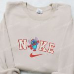 Nike Christmas x Stitch Embroidered Sweatshirt Disney Shirt Best Gift Ideas