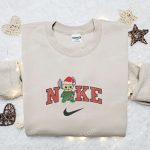 Nike Christmas x Stitch Sam Embroidered Sweatshirt: Movie Christmas Shirt Best Gift Ideas