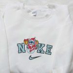 Nike Christmas x Stitch Santa Embroidered Sweatshirt – Disney Characters Shirt Best Gift Ideas