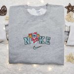 Nike Christmas x Stitch Santa Embroidered Sweatshirt – Disney Characters Shirt Best Gift Ideas