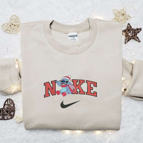 Nike Christmas x Stitch Sit Embroidered Sweatshirt & Movie Shirt: Best Gift Ideas