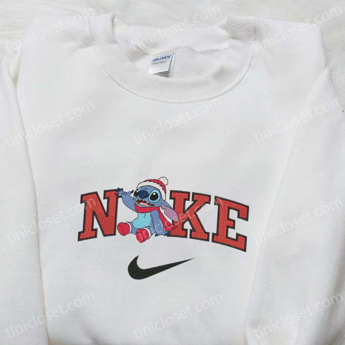 Nike Christmas x Stitch Sit Embroidered Sweatshirt & Movie Shirt: Best Gift Ideas