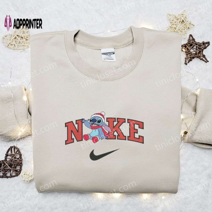 Nike Christmas x Stitch Sit Embroidered Sweatshirt & Movie Shirt: Best Gift Ideas