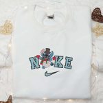 Nike Christmas x Stitch Snowman Embroidered Sweatshirt: Walt Disney Characters Shirt – Best Christmas Gift Ideas