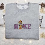 Nike Halloween x Elegant Minnie Mouse Sweatshirt: Disney Characters Embroidered Shirt – Best Halloween Gift Ideas