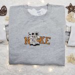 Nike Halloween x Mickey Mouse Mummy Embroidered Sweatshirt: Spooktacular Horror Movie Shirt Best Halloween Gift Ideas