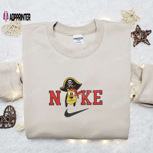 Minnie Mouse Trick or Treat Halloween x Nike Embroidered Sweatshirt – Best Disney Characters Shirt for Halloween