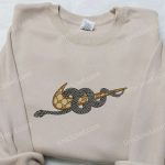 Nike Snake x Gucci Embroidered Shirt: Stylish & Animal-Inspired Nike Inspired Embroidery