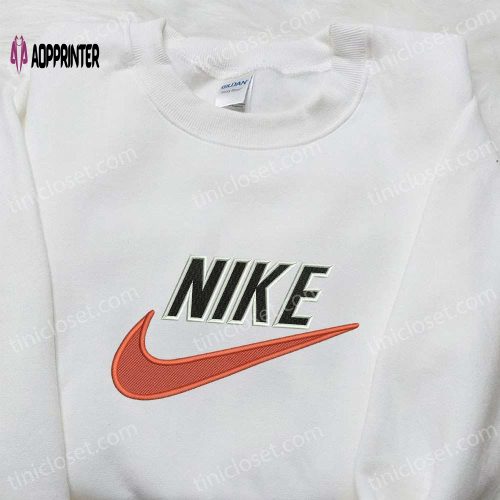 Custom Nike Embroidered Hoodie & Shirt Inspired T-shirt Personalized Apparel