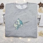 Nike Swoosh x Light Fury Embroidered Shirt How To Train Your Dragon Cartoon Hoodie Nike Inspired T-Shirt