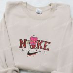 Nike x Baby Lock Embroidered Hoodie Nightmare Before Christmas Sweatshirt & Nike Inspired T-shirt