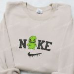 Nike x Baby Oogie Boogie Embroidered Hoodie Nightmare Before Christmas Characters Sweatshirt Nike Inspired T-shirt