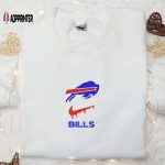 Nike x Buffalo Bills Embroidered Hoodie & T-Shirt: NFL Sports Inspired Apparel