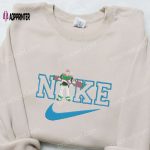 Disney Characters Embroidered Sweatshirt: Nike x Buzz Lightyear Cartoon Shirt Best Family Gift Ideas