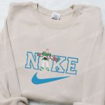 Disney Characters Embroidered Sweatshirt: Nike x Buzz Lightyear Cartoon Shirt Best Family Gift Ideas