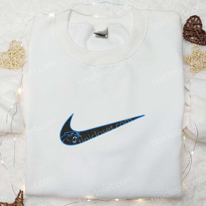 Nike x Carolina Panthers Embroidered Hoodie & T-shirt: NFL Sports Inspired Apparel