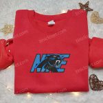 Carolina Panthers Nike Embroidered T-shirt: NFL Sports & Custom Design