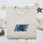 Carolina Panthers Nike Embroidered T-shirt: NFL Sports & Custom Design