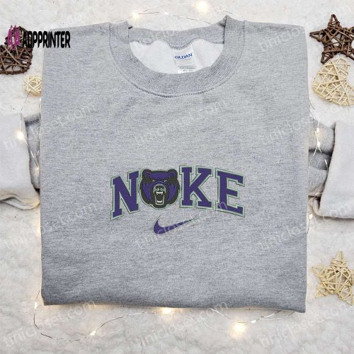 Central Arkansas Mascot Nike Embroidered T-Shirt – Custom Sports Tee