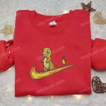 Nike x Charmander Stand Embroidered Shirt – Pokemon Custom Design