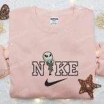 Nike x Chibi Jack Skellington Embroidered Sweatshirt – Horror Halloween Shirt Nike Inspired T-shirt