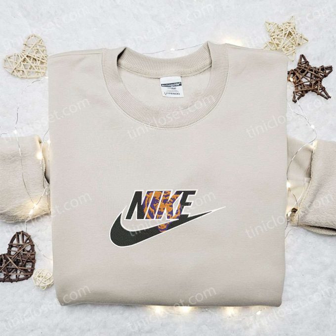 Nike x Chicago Bears Embroidered Hoodie & NFL Sports Shirt: Custom Nike Embroidered Gear