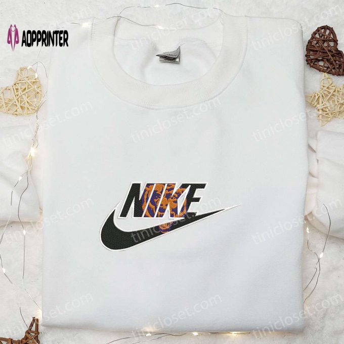 Nike x Chicago Bears Embroidered Hoodie & NFL Sports Shirt: Custom Nike Embroidered Gear